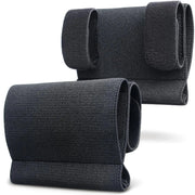 Simples Market black elastic tourniquet holder sleeves; set of three tactical retention bands for belt