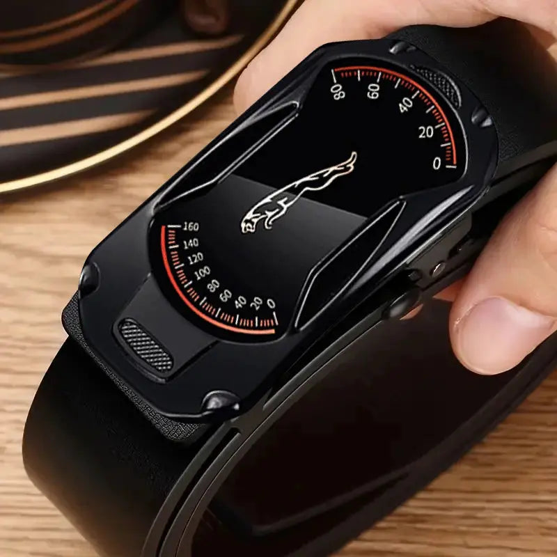 UrbanFlex Mens PU Leather Belt Automatic Buckle For Daily Wear Work Leisure And Parties
