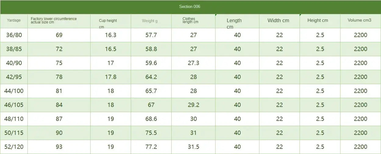 Simples Market soft cotton front-buckle no-underwire bra for elderly women; size chart with XL and other sizes.