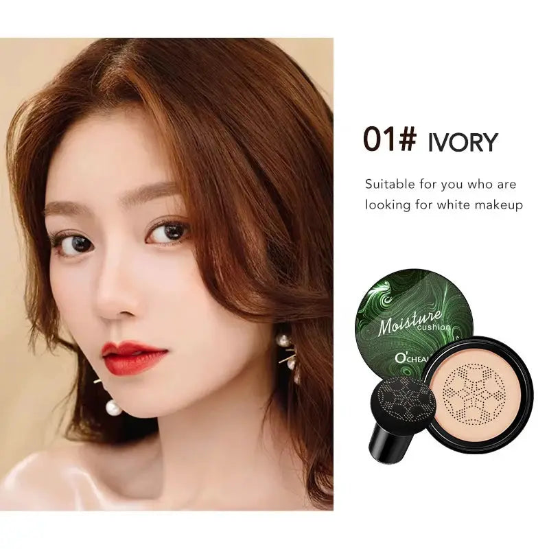 Ocheal BB Cream Air Cushion Compact Medium Coverage Oil Control And Sun Protection