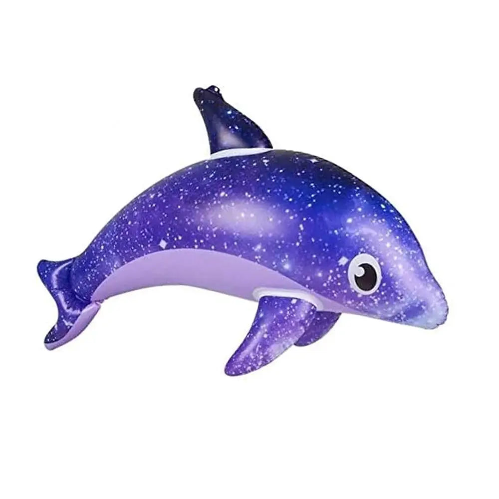Inflatable Dolphin Rainbow Toy For Ocean Themed Pool Party Beach Birthday Decoration Durable PVC
