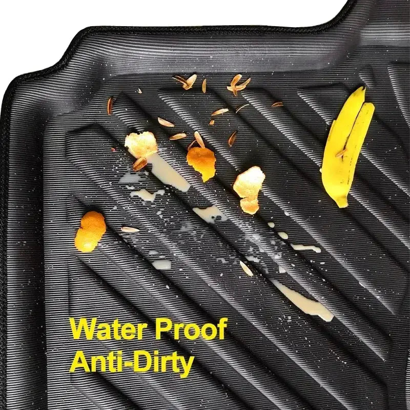 Rear trunk mat for Toyota RAV4 XA50 2020-2025, black rubber waterproof cargo liner with anti-dirty protection
