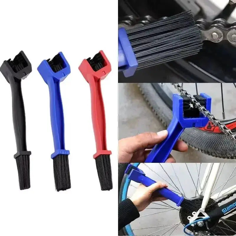Universal Rim Care Tire Cleaning Tool For Cars Motorcycles Bicycles Dirt Brush Chain Cleaner