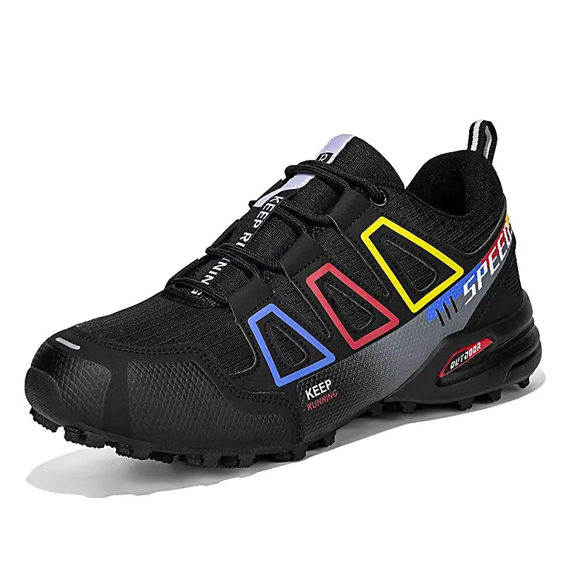 Unisex Outdoor Hiking Shoes Lace Up Non Slip Lightweight Tactical Training Sports Shoes Casual Cycling