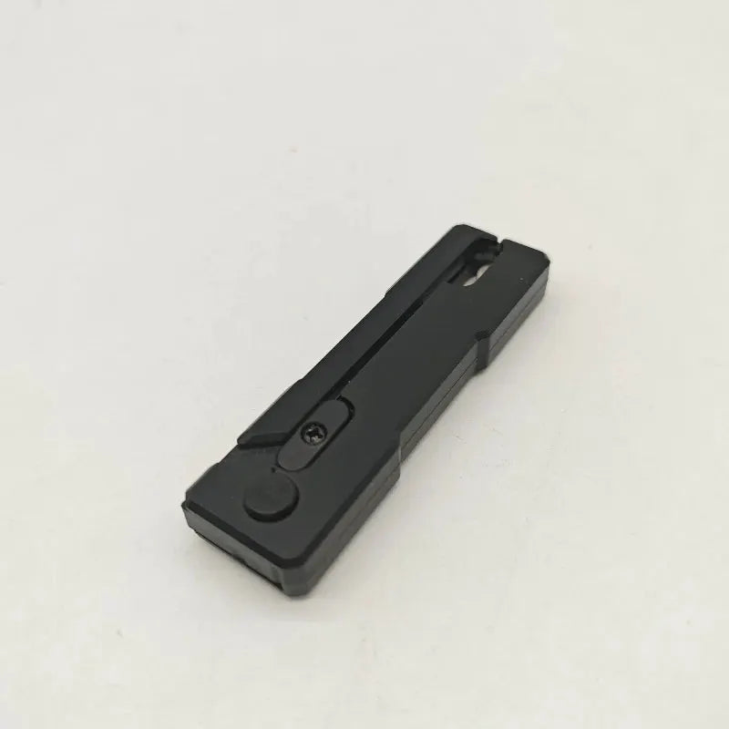 Grav pick multitool in black stainless steel, compact outdoor lock-pick style tool