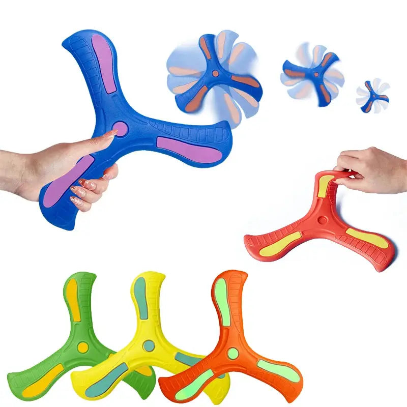 Children's V Shaped Returning Boomerang Toy For Outdoor Play With Easy Grip And Accurate Throws Parent Child Bonding