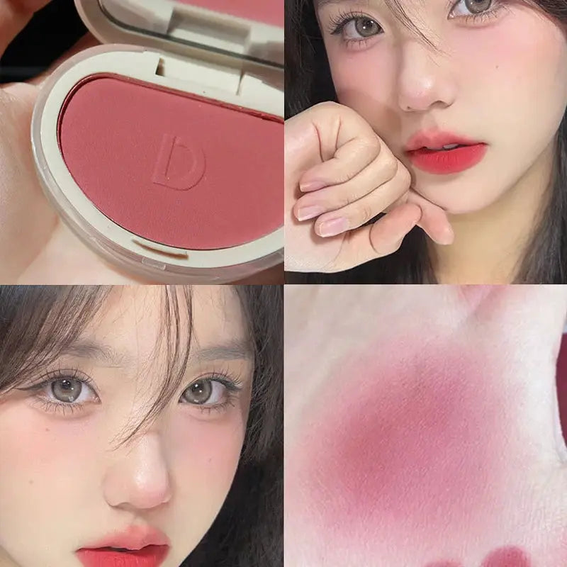 DaimAnpu Monochrome Honey Powder Blusher High Gloss Natural Brightening Rouge Setting Powder Cream