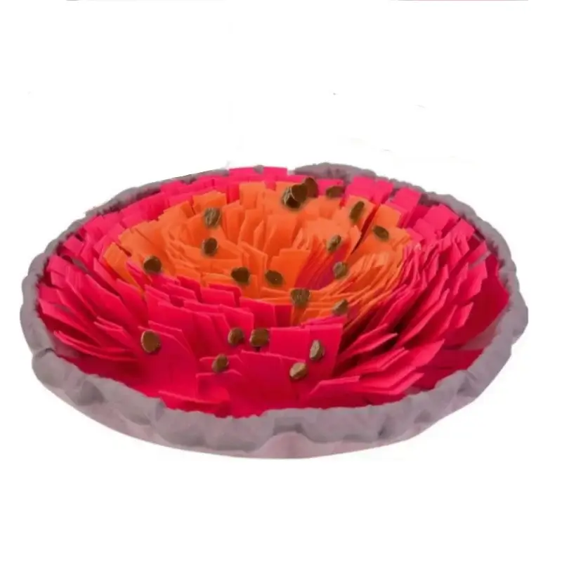 Washable Felt Pet Sniffing Pad Foldable Dog Slow Feeding Mat Toy For Mental Stimulation And Training