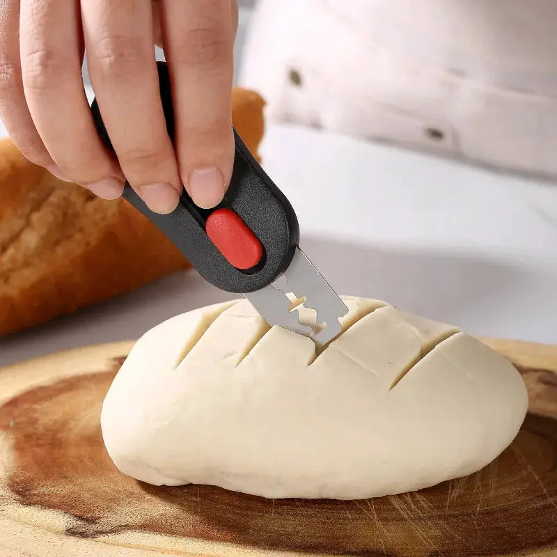 Stainless Steel Kitchen Bread Cutter and Engraving Knife for Precision Slicing and Decorative Bread Art