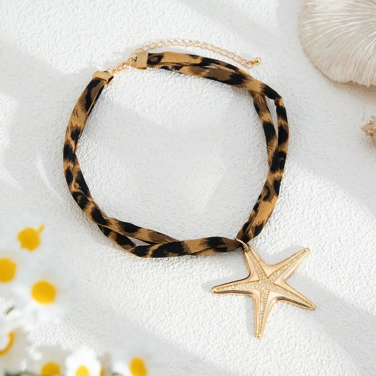 Ingemark 7 Styles Ethnic Multilayer Velvet Chain Necklace For Women 2025 New Fashion Metal Conch Starfish Heart Pendant