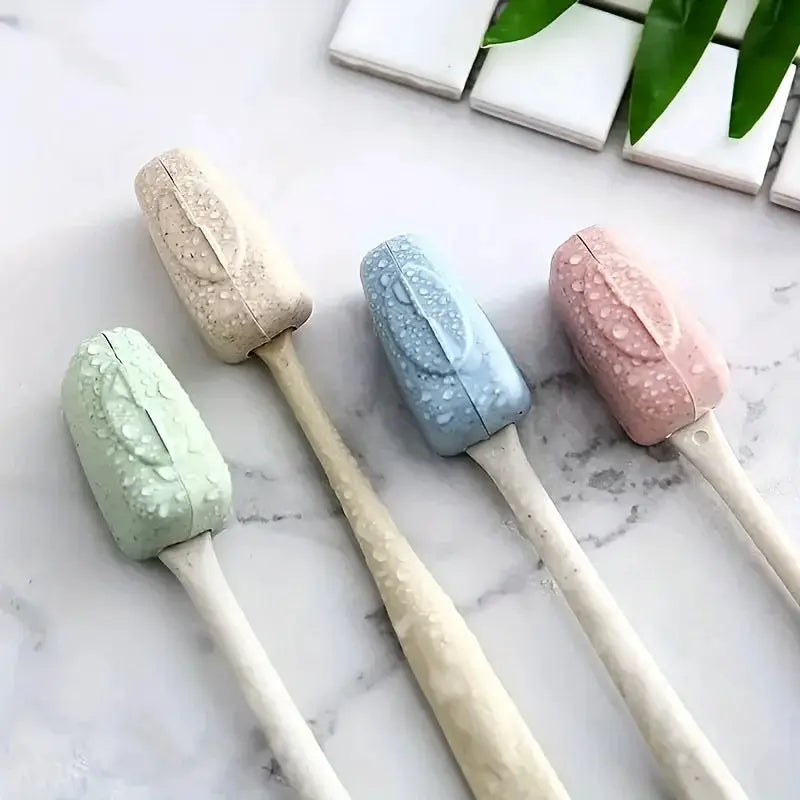 PureGuard Travel Toothbrush Head Covers Set Four Portable Protective Covers With Smart Vent