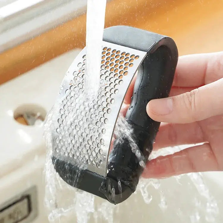 Stainless Steel Garlic Press Manual Garlic Mincer Crusher For Efficient Kitchen Prep Tool