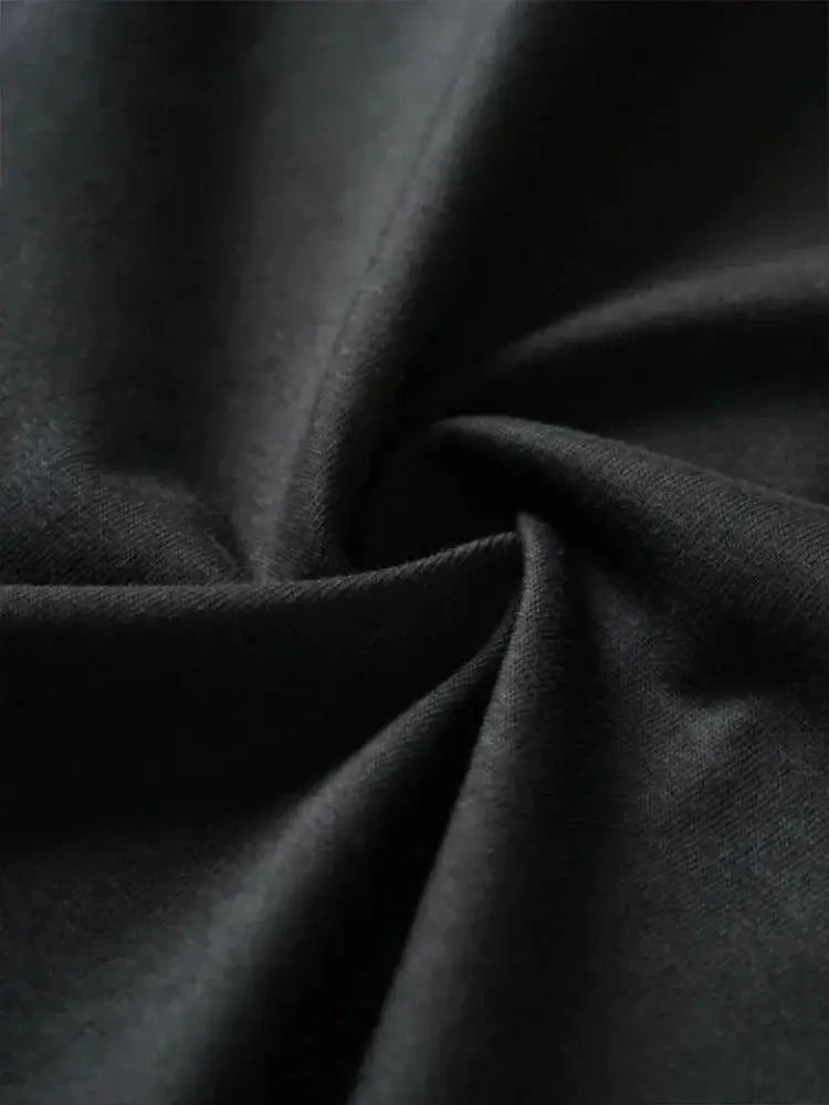 Black fabric close-up for motorcycle fitness shorts