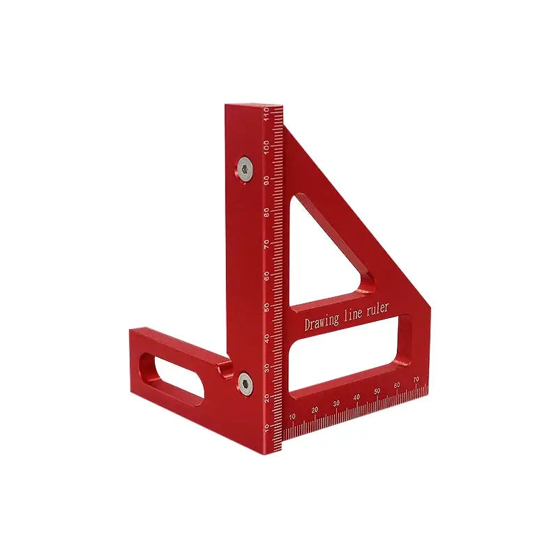 WoodPro Woodworking Square Protractor Miter Triangle Ruler High Precision Aluminum Alloy Layout Tool