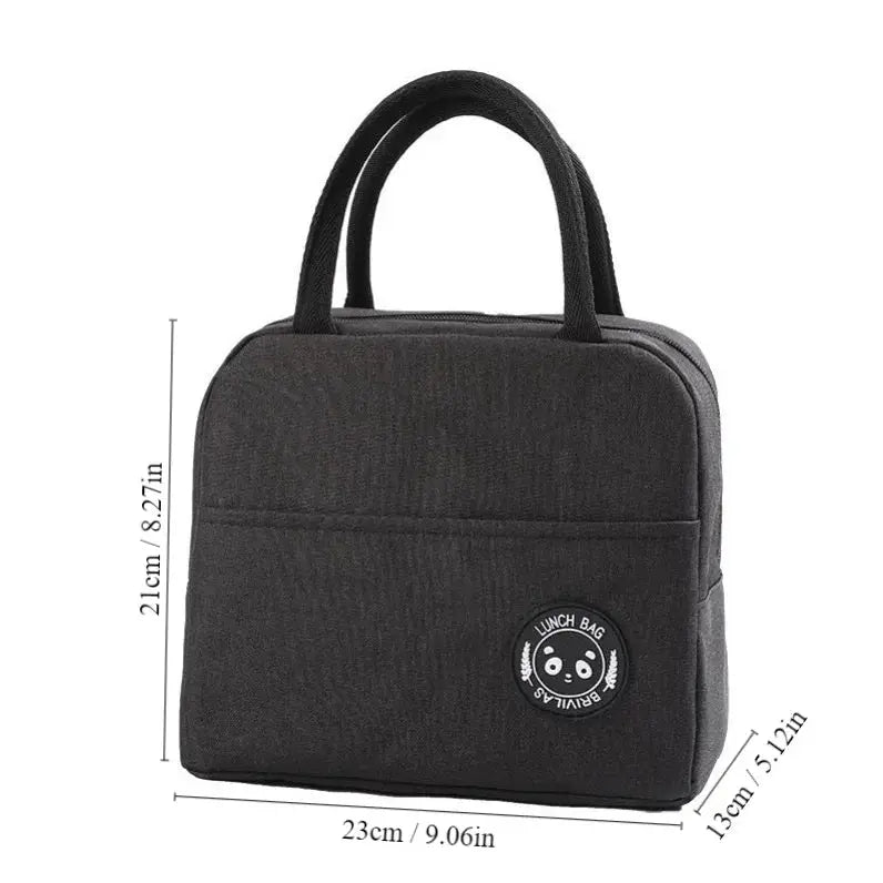 AuroraCarry Insulated Bento Lunch Bag Premium Aluminum Foil Insulation Keeps Meals Fresh Warm Or Cold Longer
