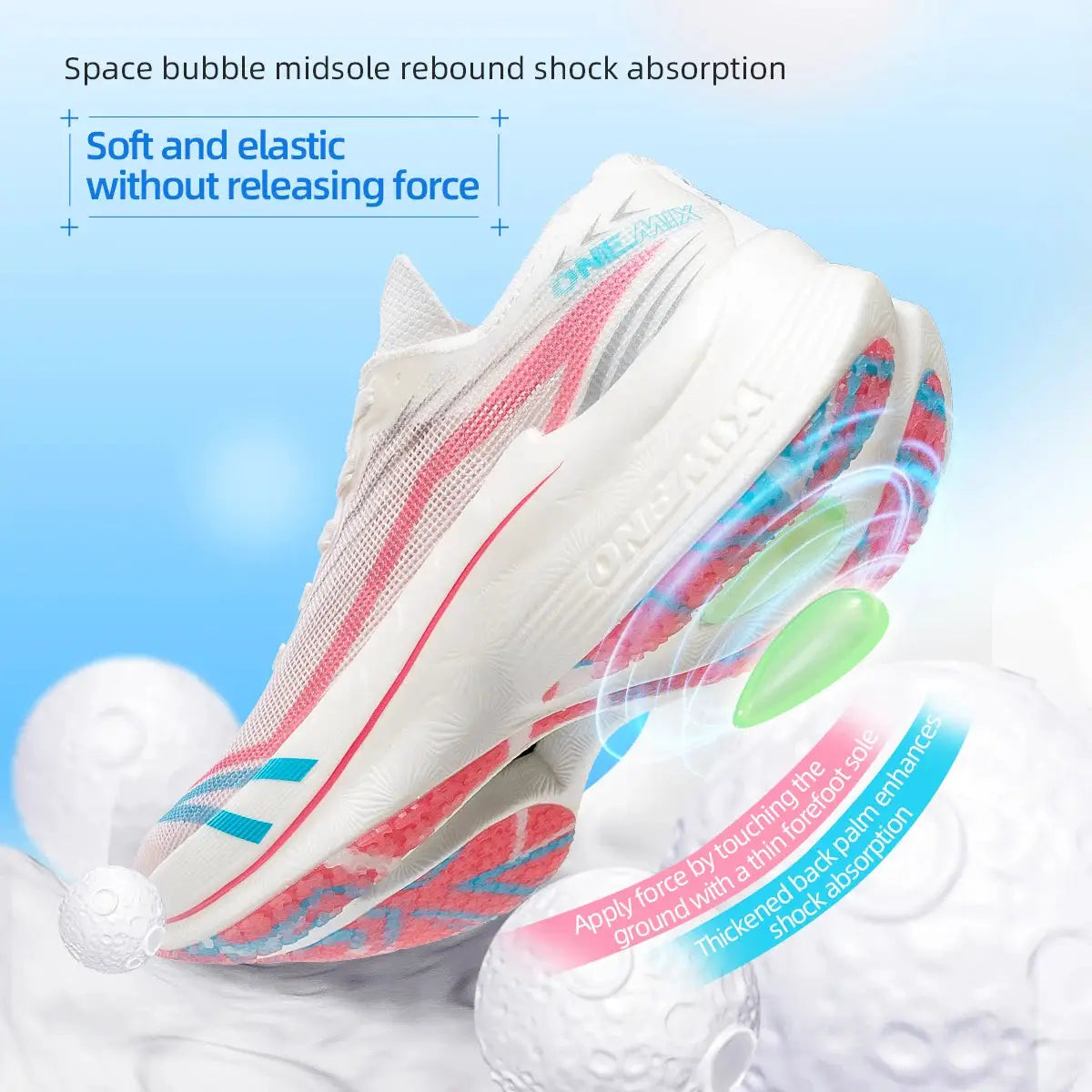 Onemix 2026 Tupo Carbon Plate Marathon Running Shoes Ultralight Shock Absorbing With Stable Support And Bounce