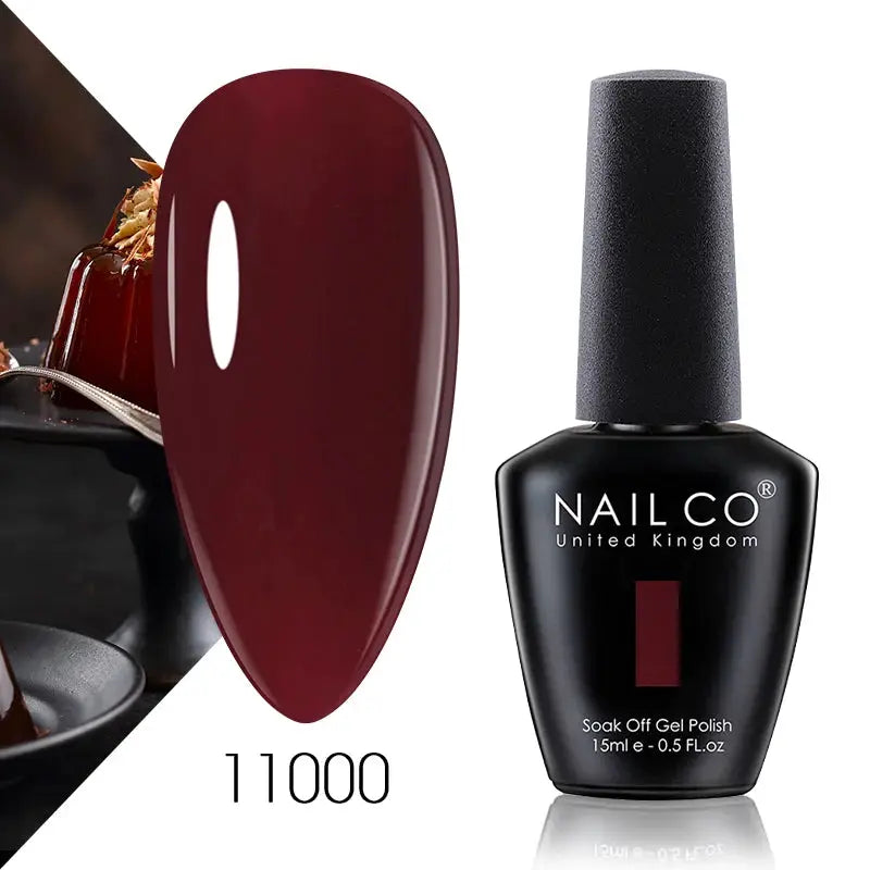 Nailco 131 Colors Gel Nail Polish LED Gel 15ml Vibrant Long Lasting Hybrid Varnish For Manicure