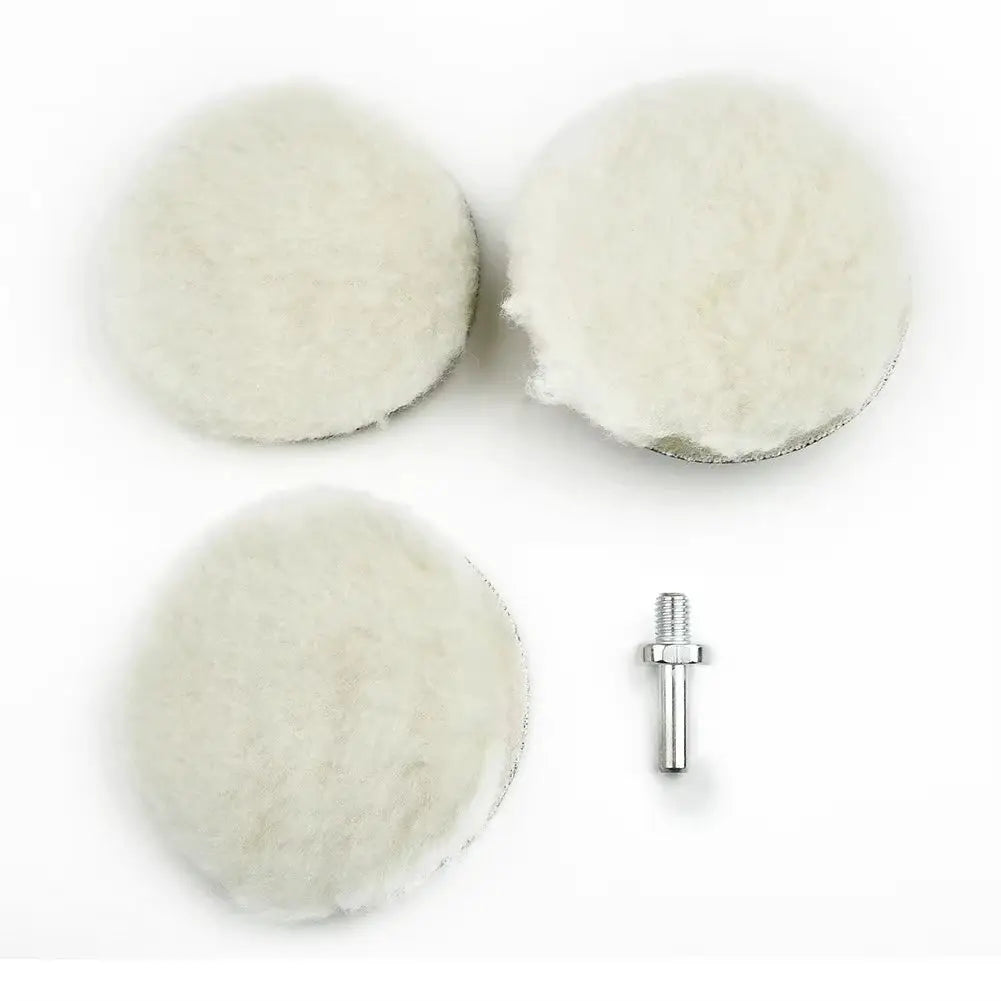 4 Inch Flocking Sanding Discs With Hook Loop Buffing Pads Polishing Wheel Compatible With Electric Drill Polisher