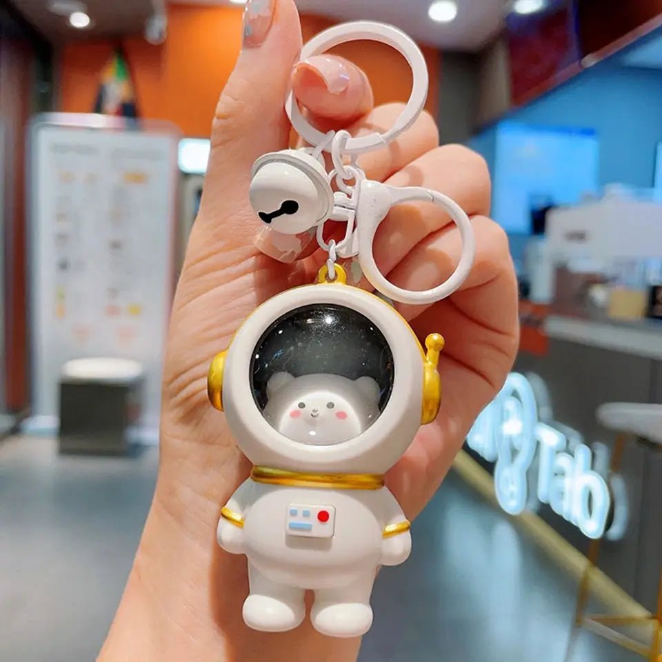 Yupsk Cute Glowing Night Light Astronaut Cat Keychains Kawaii Bag Charm Pendants Creative Accessories Gift Wholesale - Simples Market