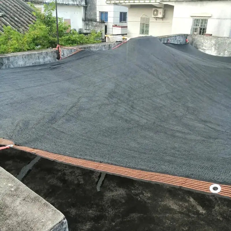 Sunshade net by Simples Market; 30–90% shading, black HDPE for greenhouse/garden cover