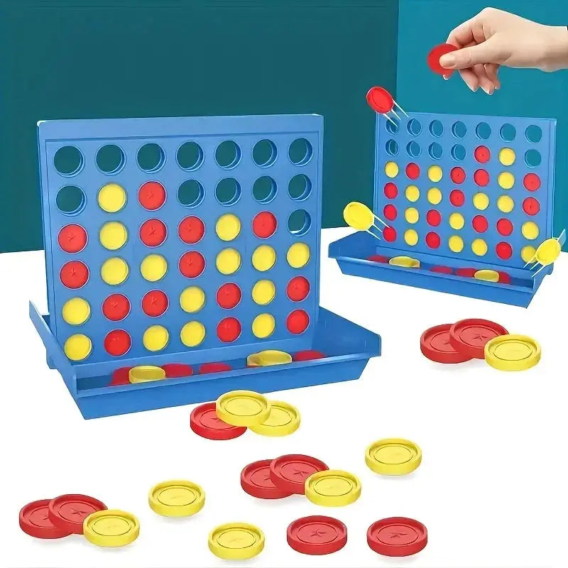 Four In A Row Bingo Chess Connect Classic Family Board Game Educational Toy For Kids And Adults