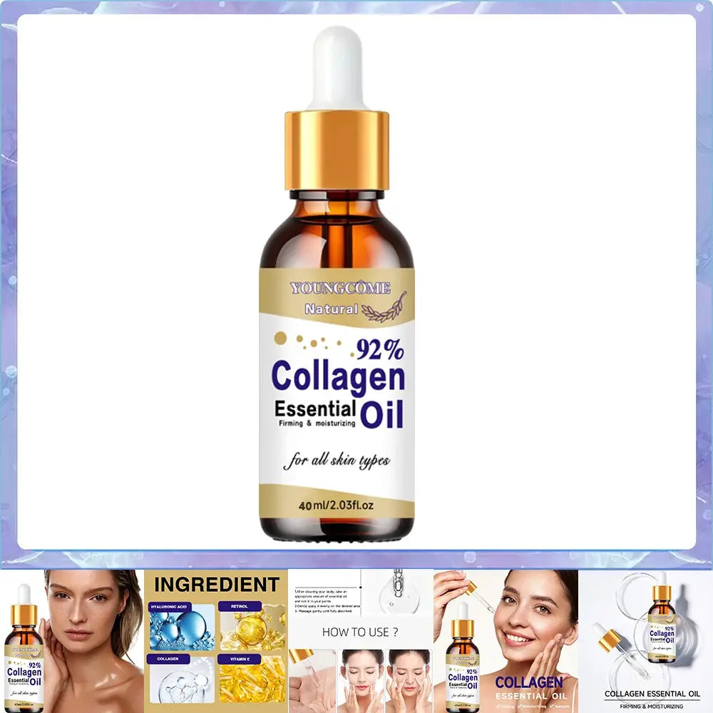 Collagen Peptide Anti Aging Serum For Face Skin Brightening Reduces Fine Lines And Wrinkles Heals And Repairs Skin