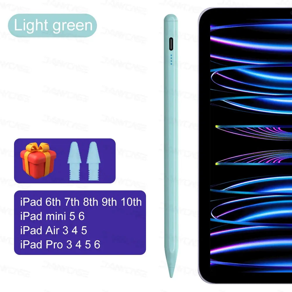 NovaTech M3 iPad Stylus Pen Palm Rejection for Pro 11 12.9 13 Air Mini 5 6 7 Type C Quick Charge 10 Hours