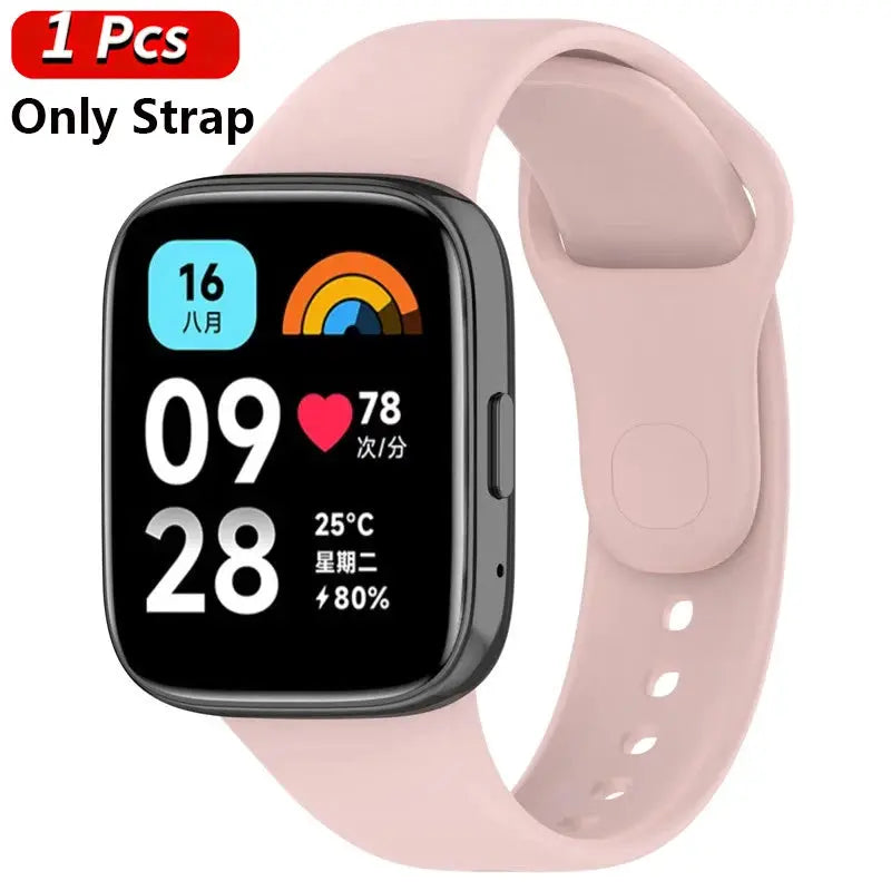 Silicone Strap+Case for Xiaomi Redmi Watch 3 Active band smartwatch Accessories Sport Bracelet For Redmi watch3 Active/Lite 2030