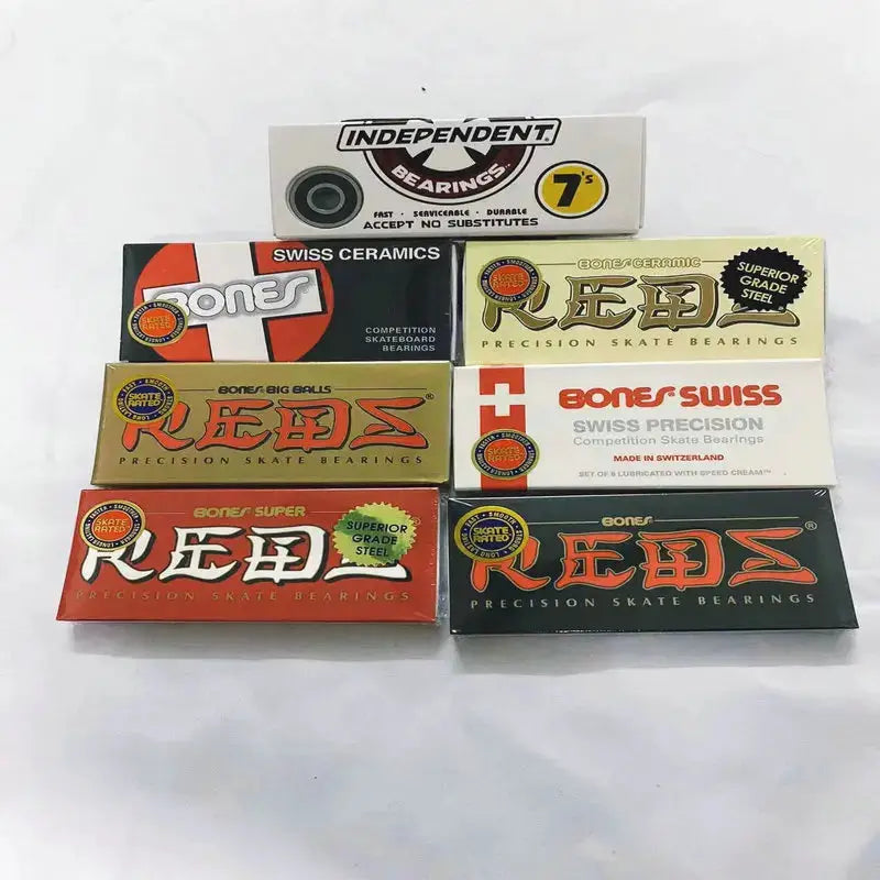 Skateboard Bearings 8 Pack Spacers And Washers Bundle 608 High Rotation Ceramic Bearings For Precision Skateboards