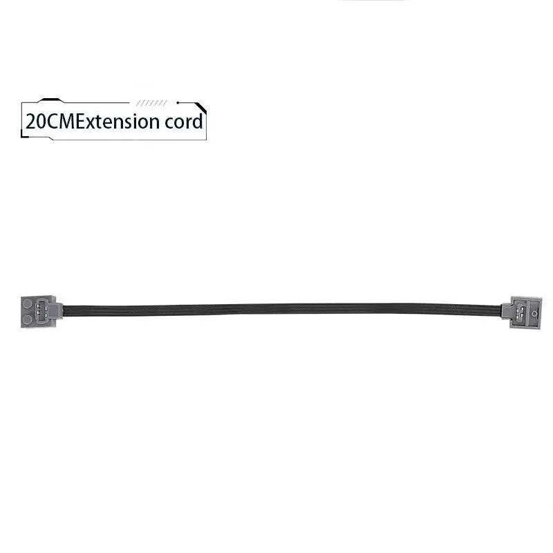 Electric Motor Set for MOC Remote Control Cars with Lithium Battery Box Connectors and Led Lights