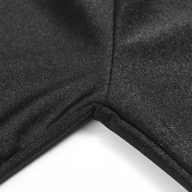 Women’s shiny black high-waist leggings by Simples Market; stretchy soft fabric, push-up slim fit.