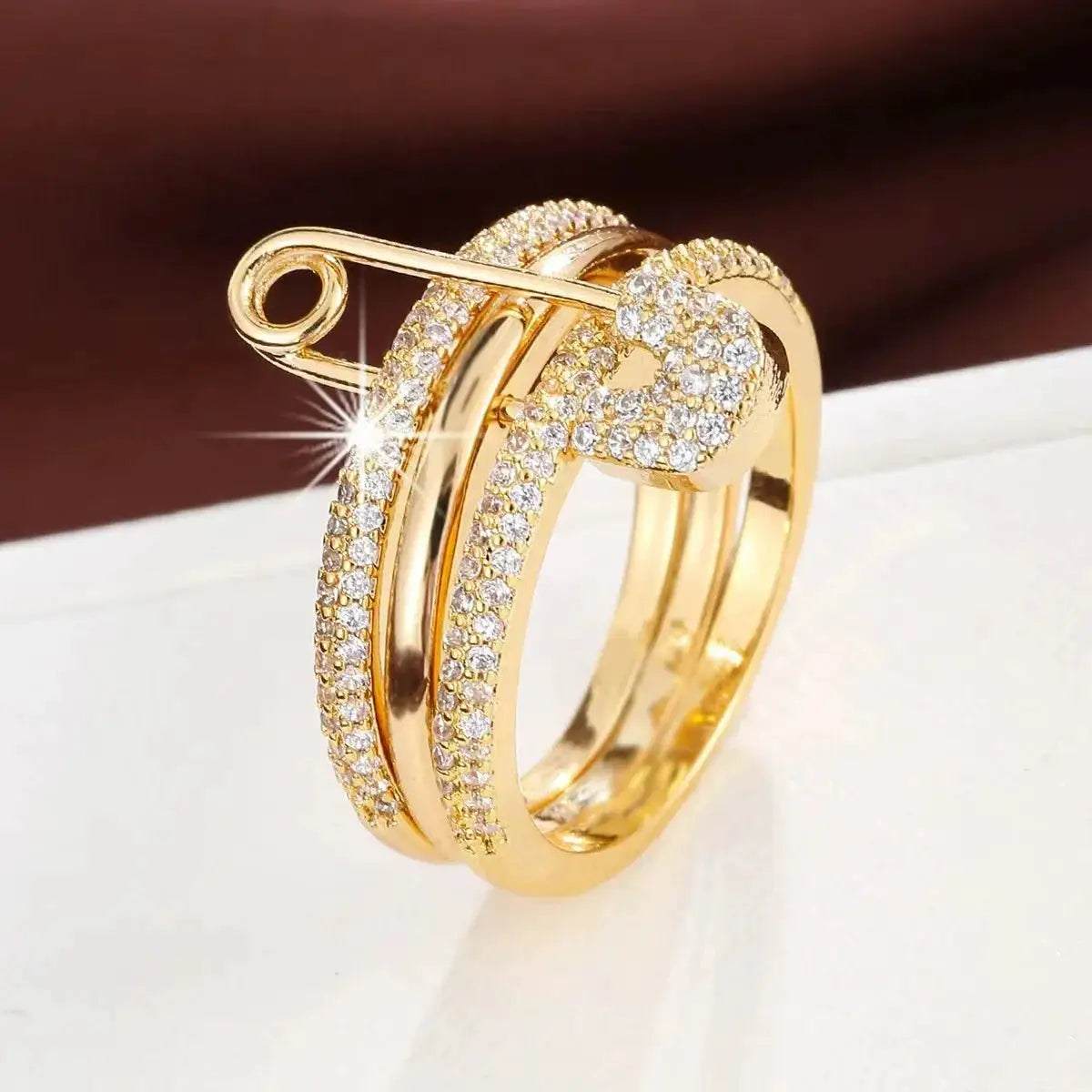 Stacked Ring Jewelry Fashion Trend Street Style Gift For Friends Birthday Party Surprise Ring