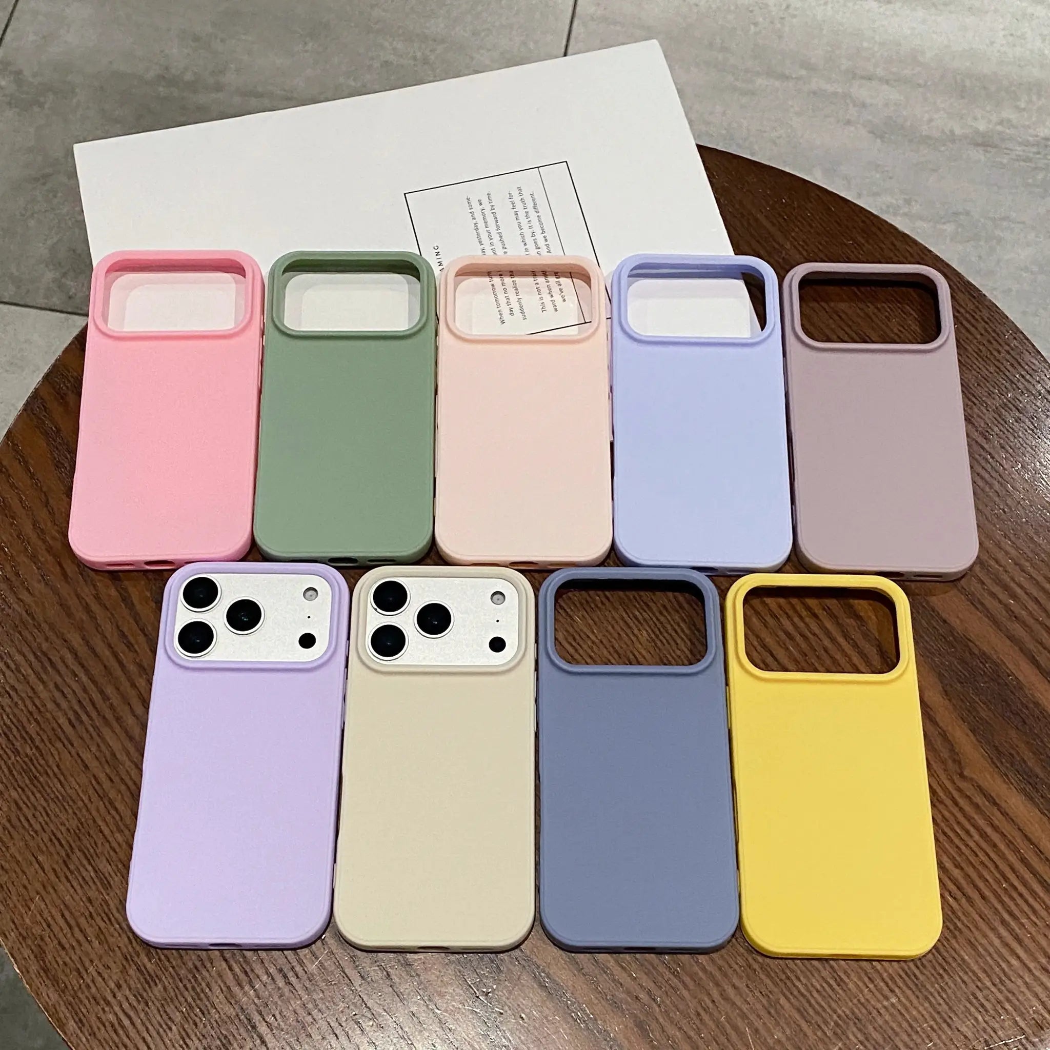 SweetGuard Candy Colors Case For iPhone 13 Through 17 Pro Max Soft Shockproof Anti Fall Protection