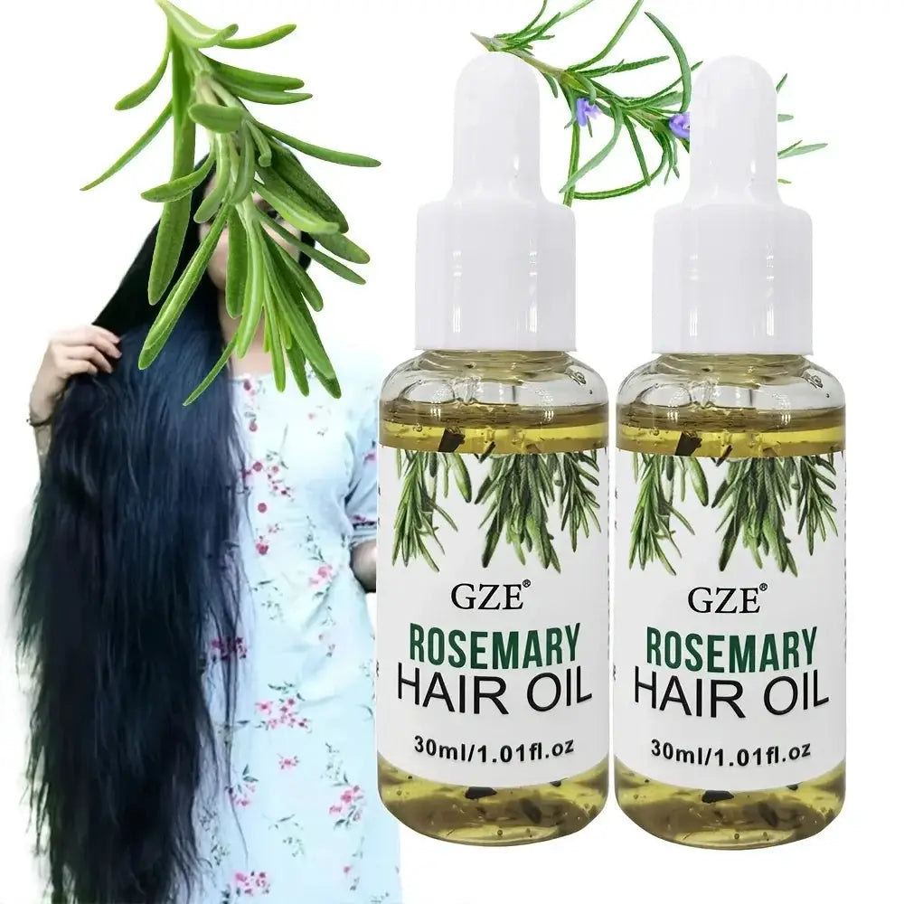 GZE Rosemary Oil For Hair 2 Pack Strengthens Hair And Revitalizes Scalp For All Hair Types