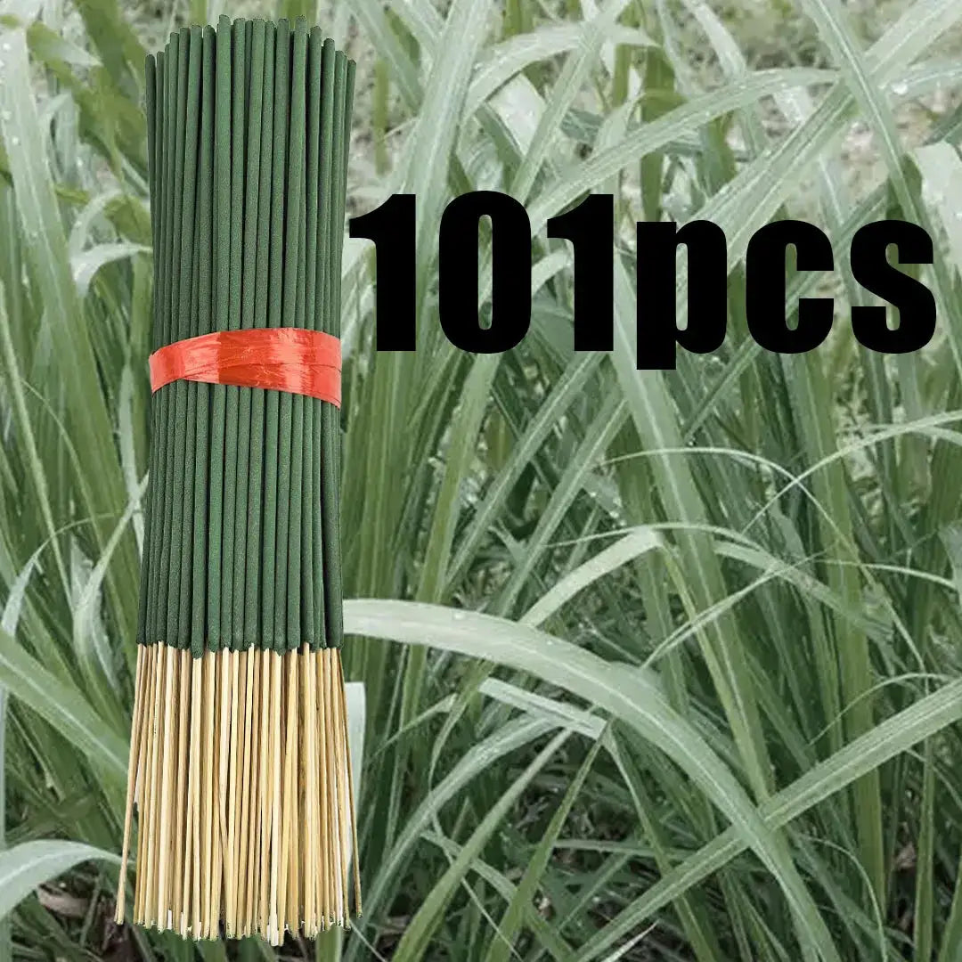 Natural Citronella Incense Sticks Pack 20 56 101 400 Lemongrass Fragrance Bamboo Wood Chips For Outdoor Camping