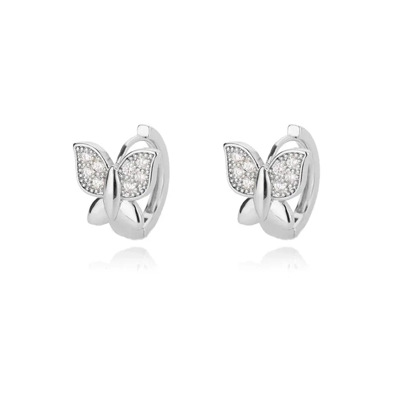 Butterfly Earrings For Women And Girls Stainless Steel Gold Tone Jewelry 2026 Trend Wedding Aesthetic