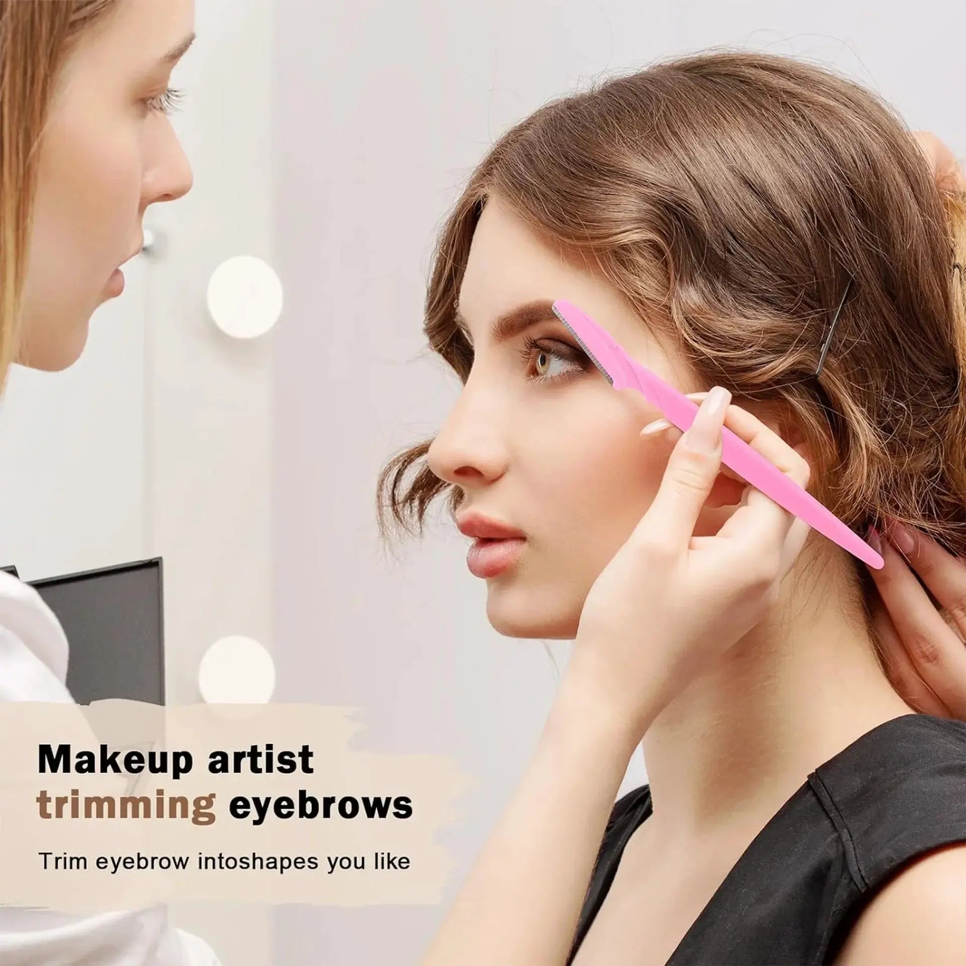 Manual Eyebrow Trimmer For Women Safe Eyebrow Razor Beauty Tool For Face Shaping And Hair Removal