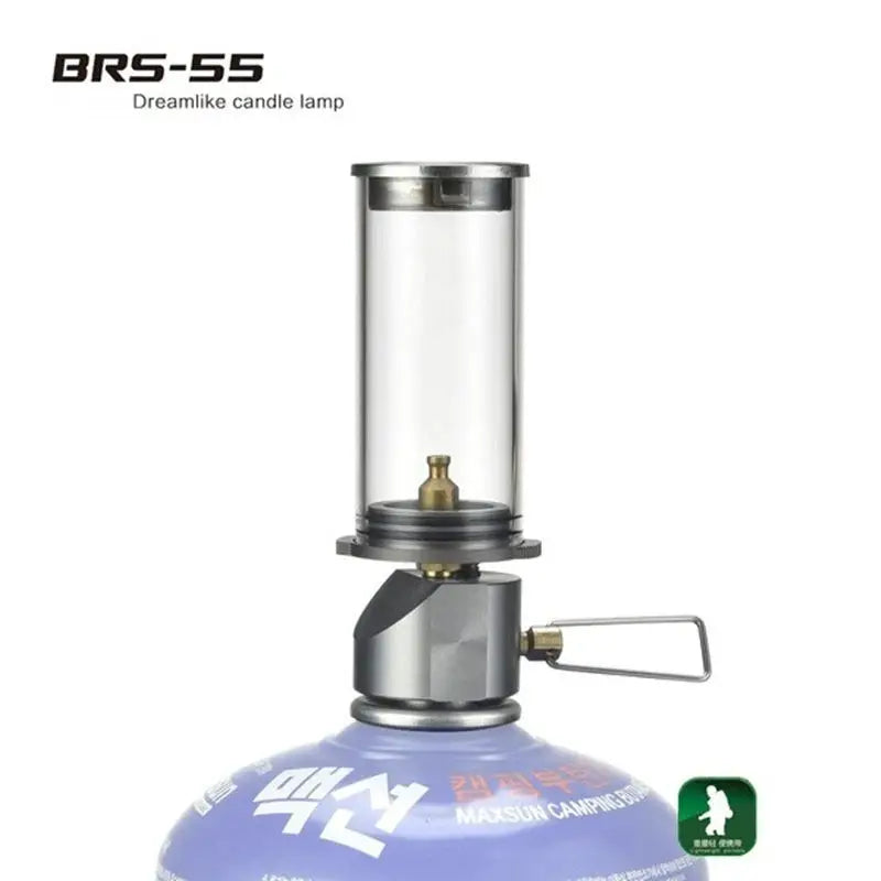 BRS-55 Dreamlike Candlelight Lamp Windproof Gas Lantern For Tent Lighting Camping Outdoor Lights