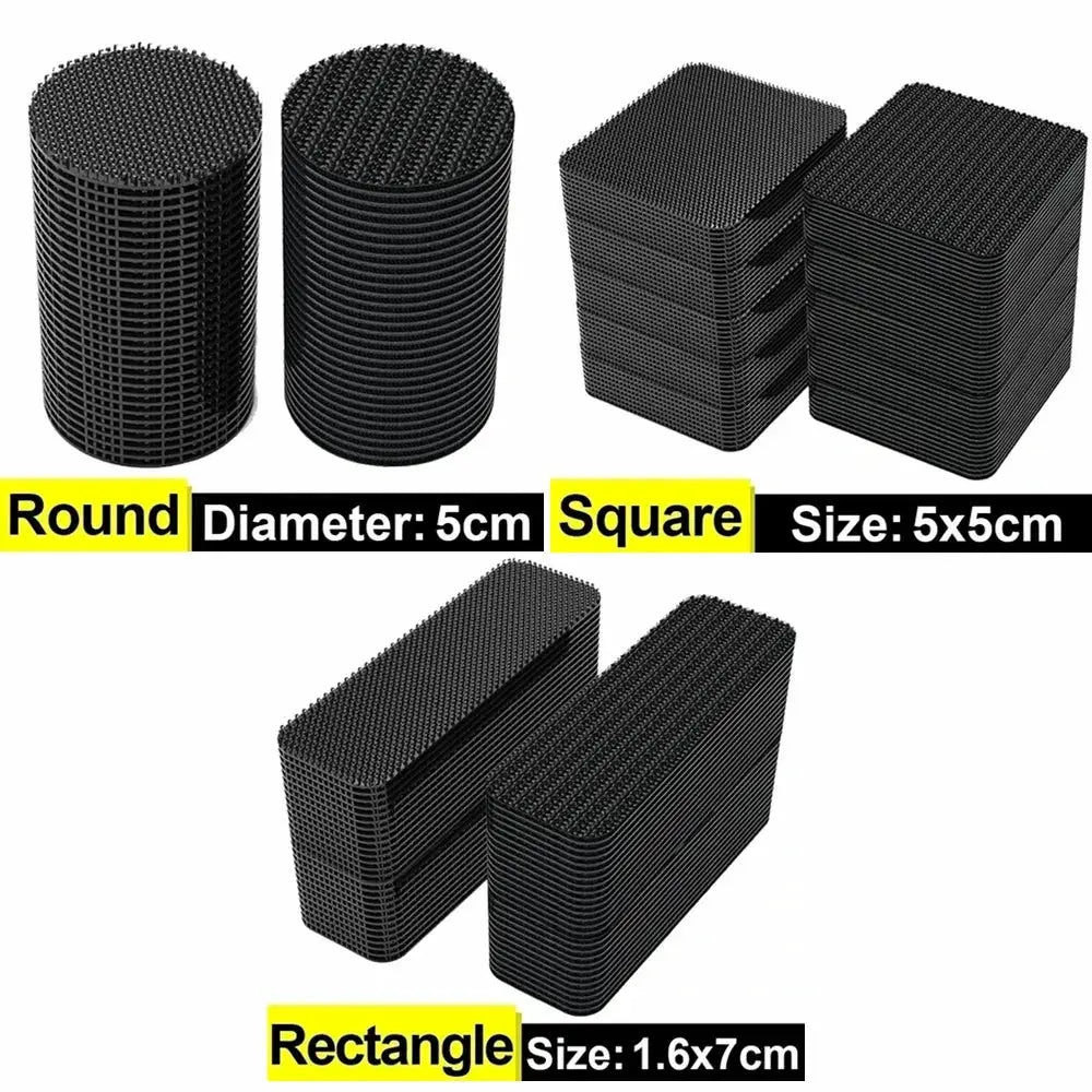 Double Sided Adhesive Carpet Grips For Secure Floor Mats In Home And Vehicle Use High Strength Residue Free Stickers
