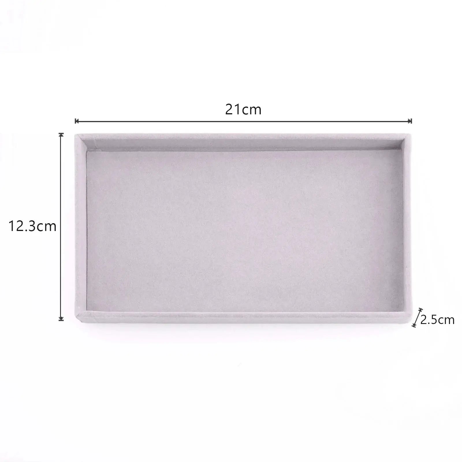 Velvet Jewelry Box With Tray Organizer For Rings Earrings Necklace Bracelet Storage Case