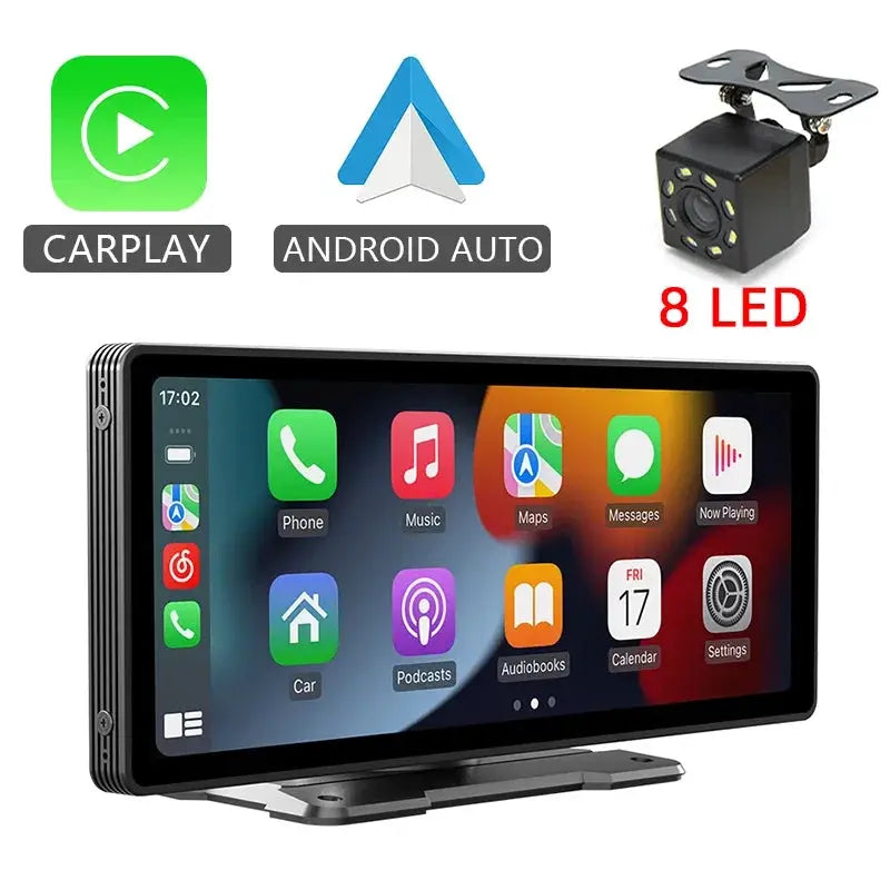 10.26 Inch Car Mirror Radio CarPlay Android Auto Bluetooth USB