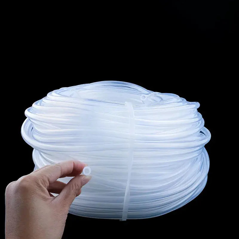 5 Meters Transparent Food Grade Silicone Tube Flexible Tubing for Aquarium Garden Use 2 4 6 8 10 12