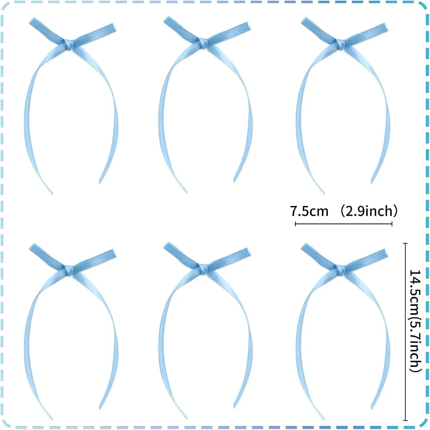 Bow Cake Toppers 10 To 50 Pcs Fabric Bowknot Ribbons For Birthday Wedding Baby Shower Party Decorations Dessert Picks