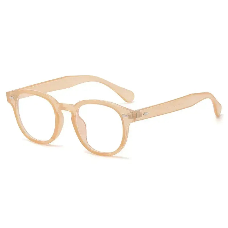 JNPCXI Retro Round Sunglasses With UV400 Protection Rivet Leopard Pattern Unisex Eyewear