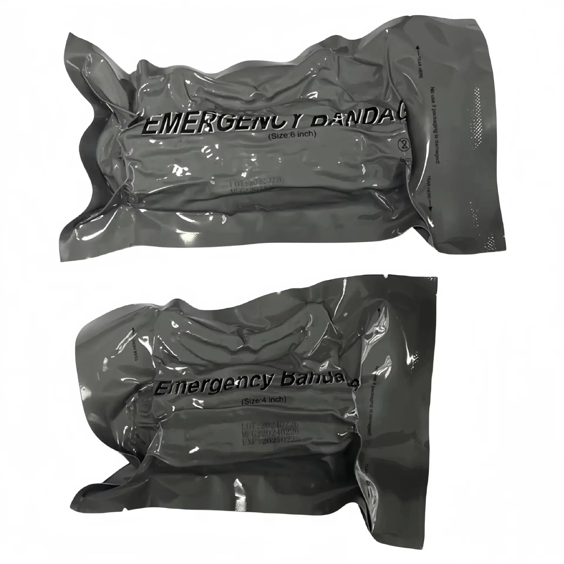 4 Inch And 6 Inch Medical Trauma Kit With Israeli Bandage For Outdoor Camping And Hiking Emergency First Aid Wound Care