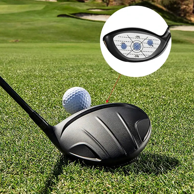 150 Pieces Golf Club Impact Tape Labels For Drivers Woods Irons Putters Hitting Recorder Training Aids Swing Practice