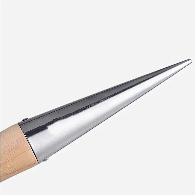 Stainless Steel Hand Dibber With Wood Handle For Sowing Seeds Transplanting Plants Planting Bulbs And Digging