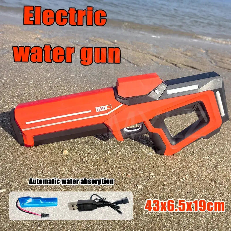 Automatic Firing High Pressure Electric Water Gun For Kids Summer Outdoor Pool Fight Games Water Toy Gift