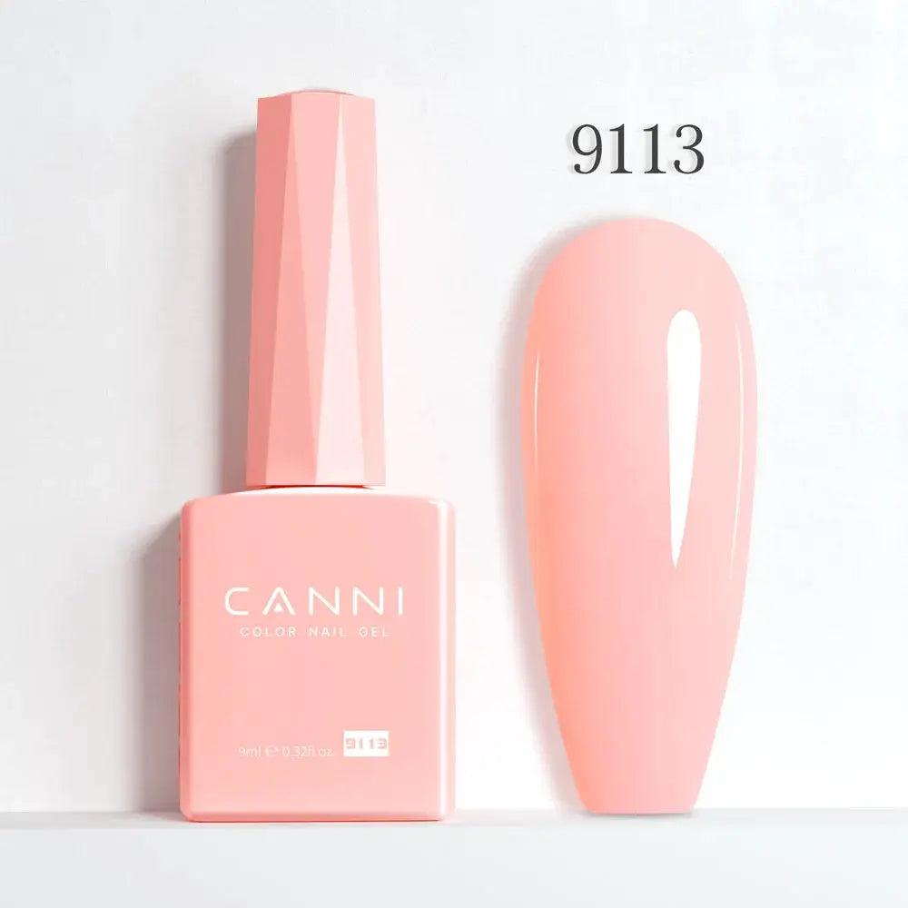 Canni Hema Free Nail Gel Polish Christmas Red Collection Semi Permanent 9ml Long Lasting Shine