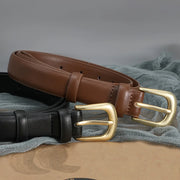 LuxeLine Ladies Fashion Belt Decorative Black Belt For Daily Wear And Jeans Pairing